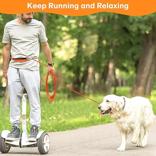 Miniatura 7 de Cable de amarre resistente de 50 pies para perros medianos y grandes, correa de perro a prueba de mordidas con mango acolchado para entrenar y