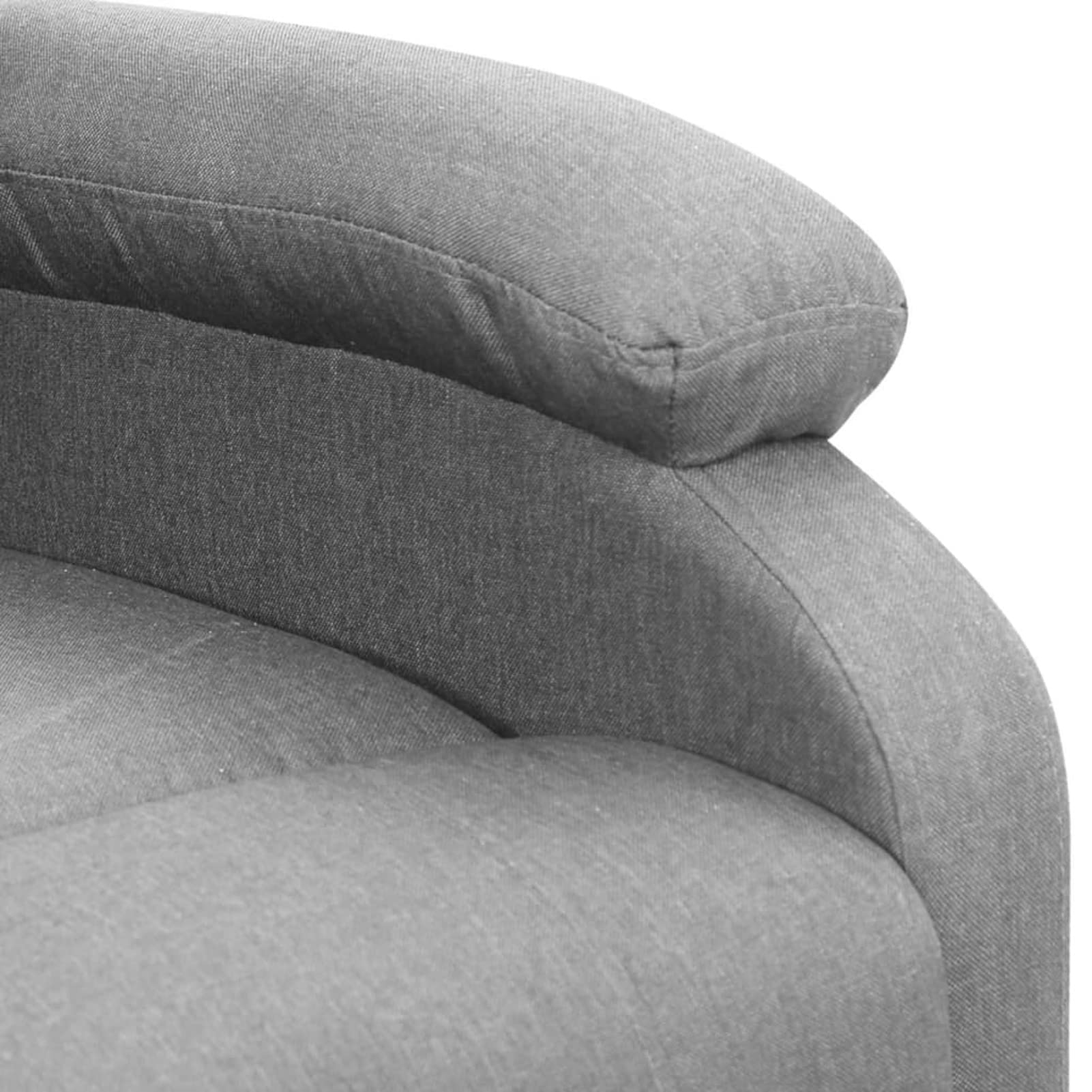 Sillón de Masaje Reclinable, 3 Posiciones, Elevación Eléctrica, Vibración de 6 Puntos, Tela Poliéster, para Descanso y Relajación