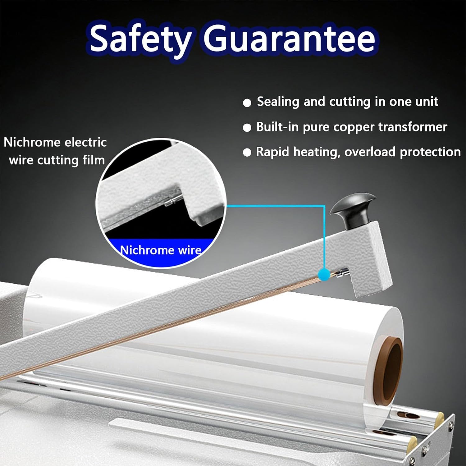 Shrink Wrapping Machine, Shrink Wrap Sealer Laminating Machine w/2000W Heat Gun, Heat Sealer Film Sealing Machine, 9 Levels Temperature Adjustmen SKA600