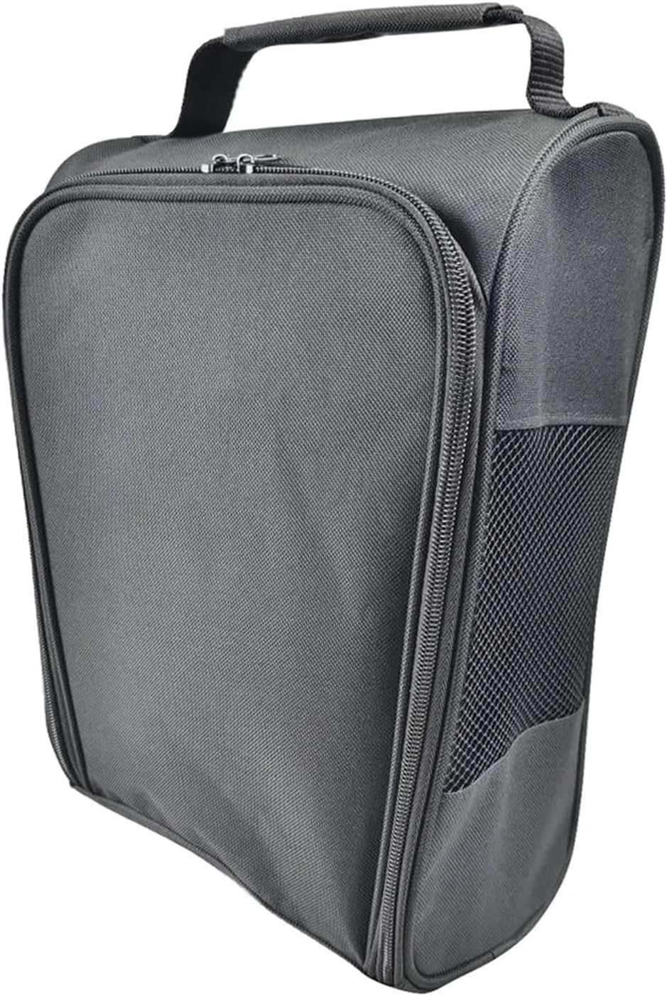 Golf Shoe Bag Portable Mini Golf Shoe Bag Nylon Shoes Bags Lightweight Handbag for Travel Golfing Camping(Black)