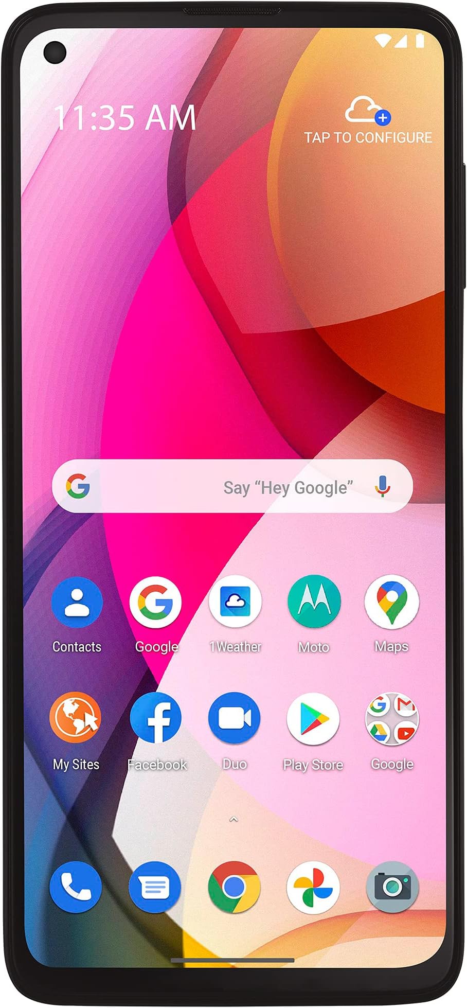 Motorola moto g Stylus (2020), 128GB, Gray - Prepaid Smartphone (Locked), Blue