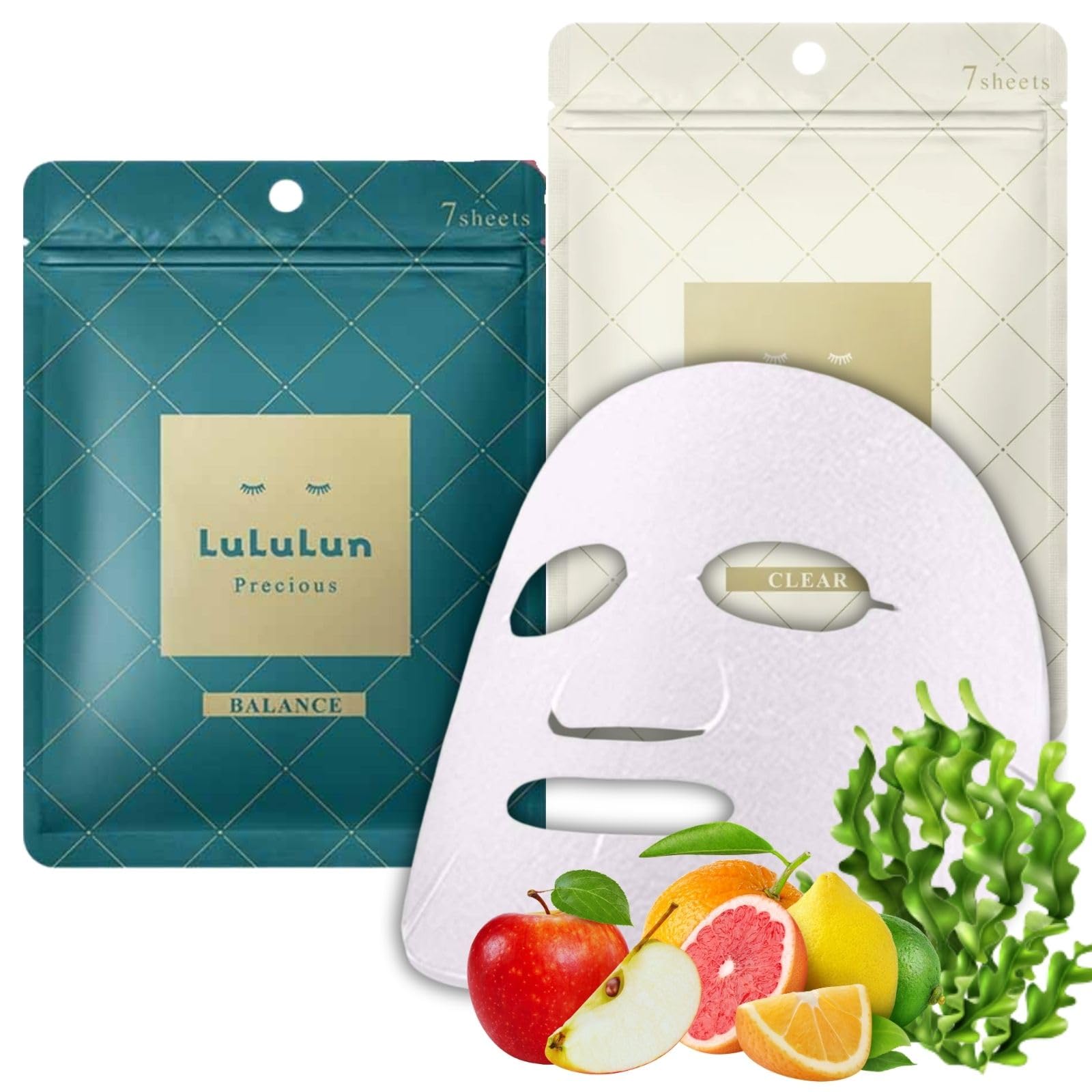 Amazon.com : Lululun 14 Sheet Anti Aging Face Mask Sheets, Organic