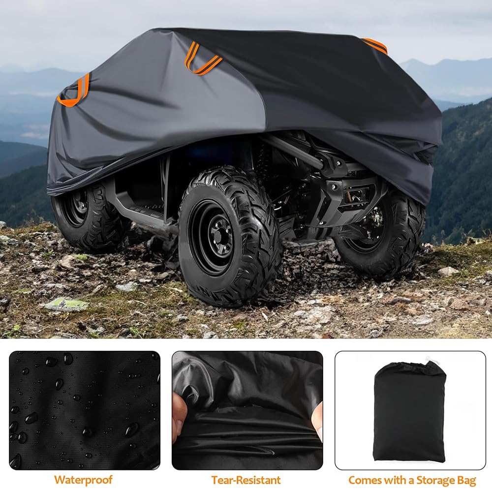 Housse pour Quad pour CF Moto CForce 625 Touring 2022, Couverture Quad ATV Protection Contre la Pluie Neige UV Poussière Exterieur Bache