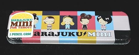 Amazon Com Harajuku Lovers Mini For Target Gwen Stefani Tin Pencil Case Sports Outdoors