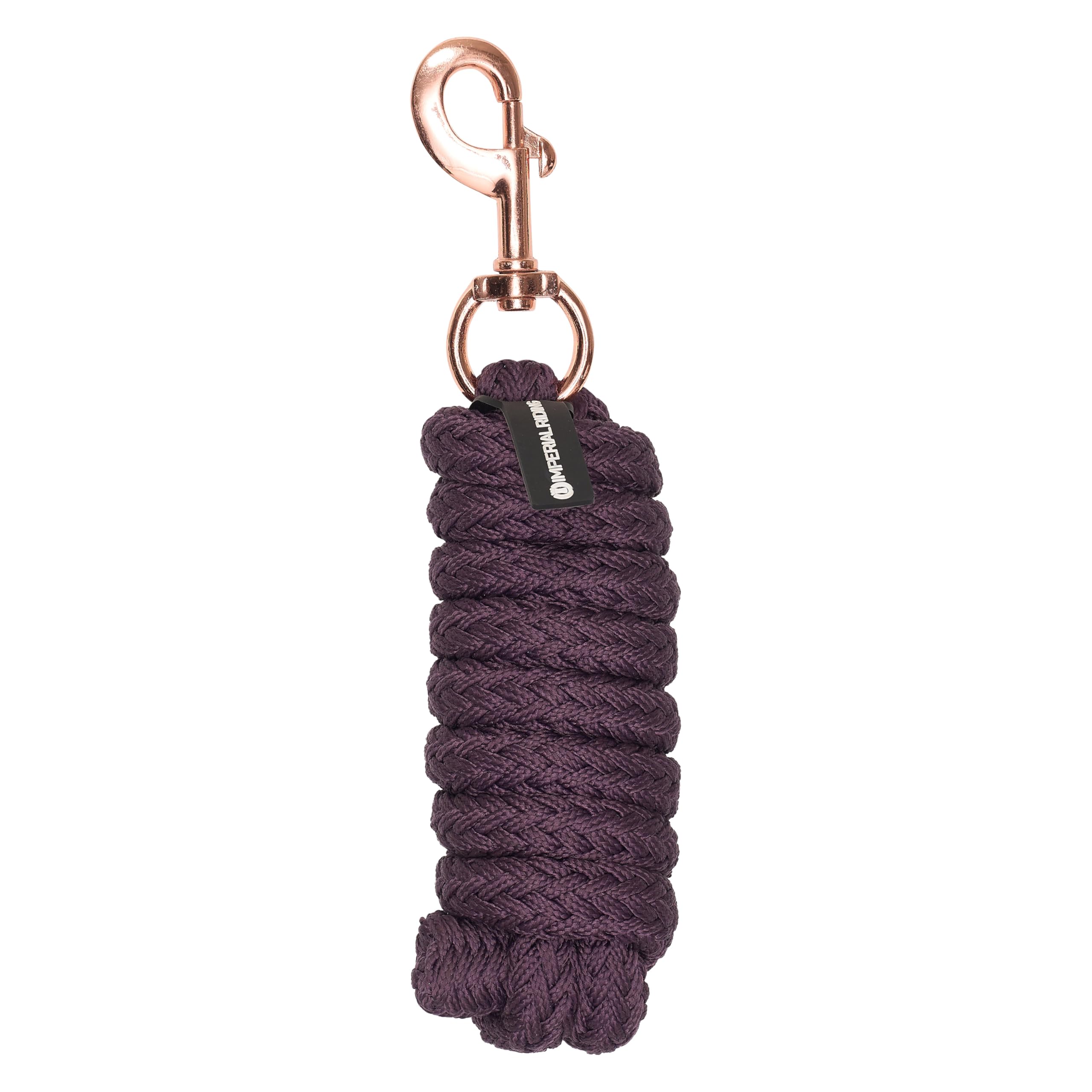 Imperial Riding IRH Classic SH Lead Rope with Carabiner Hook, Made of Robust Polypropylene, Bordeaux