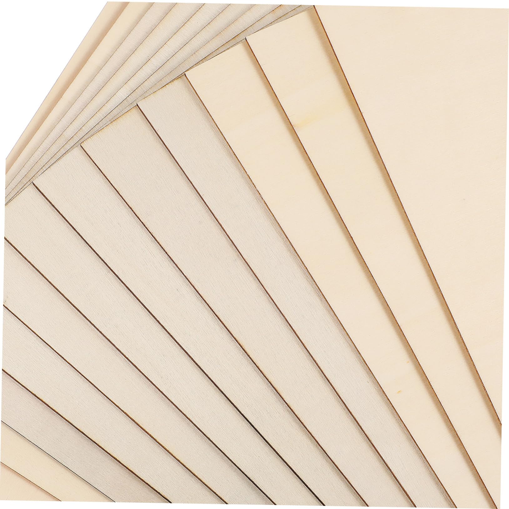 12 Pezzi Quadrati in Legno per Hobby Creativi e Decorazioni