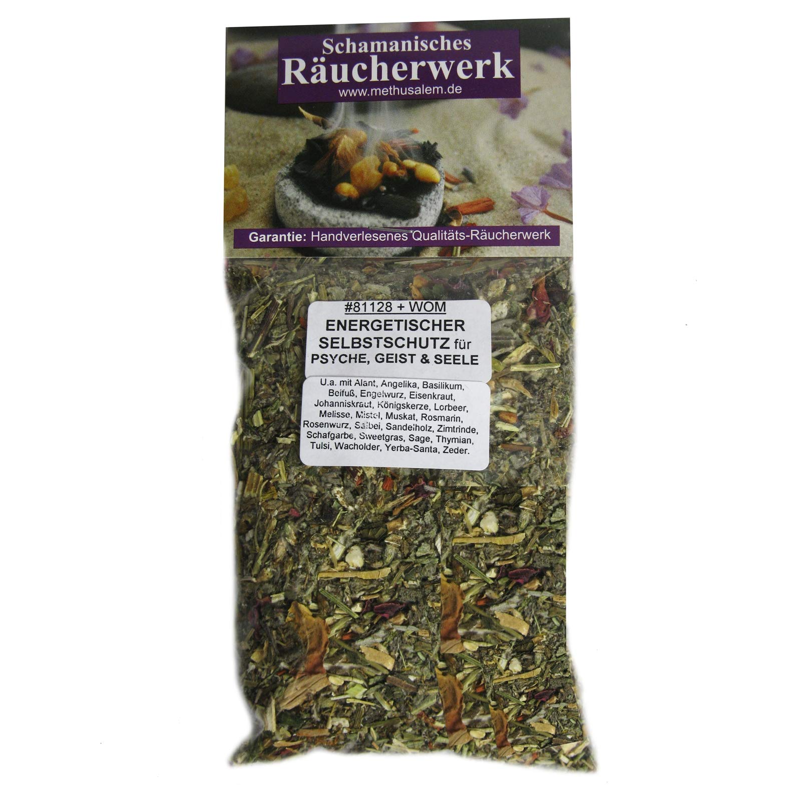 RÄUCHERWERK 7-TLG Räucherset ENERGETISCHER SELBSTSCHUTZ & SPIRITUELLES SCHUTZSCHILD für Psyche, Geist & Seele + 2 x Räuchermischungen, ZUBEHÖR, Anleitung. 81128-SK