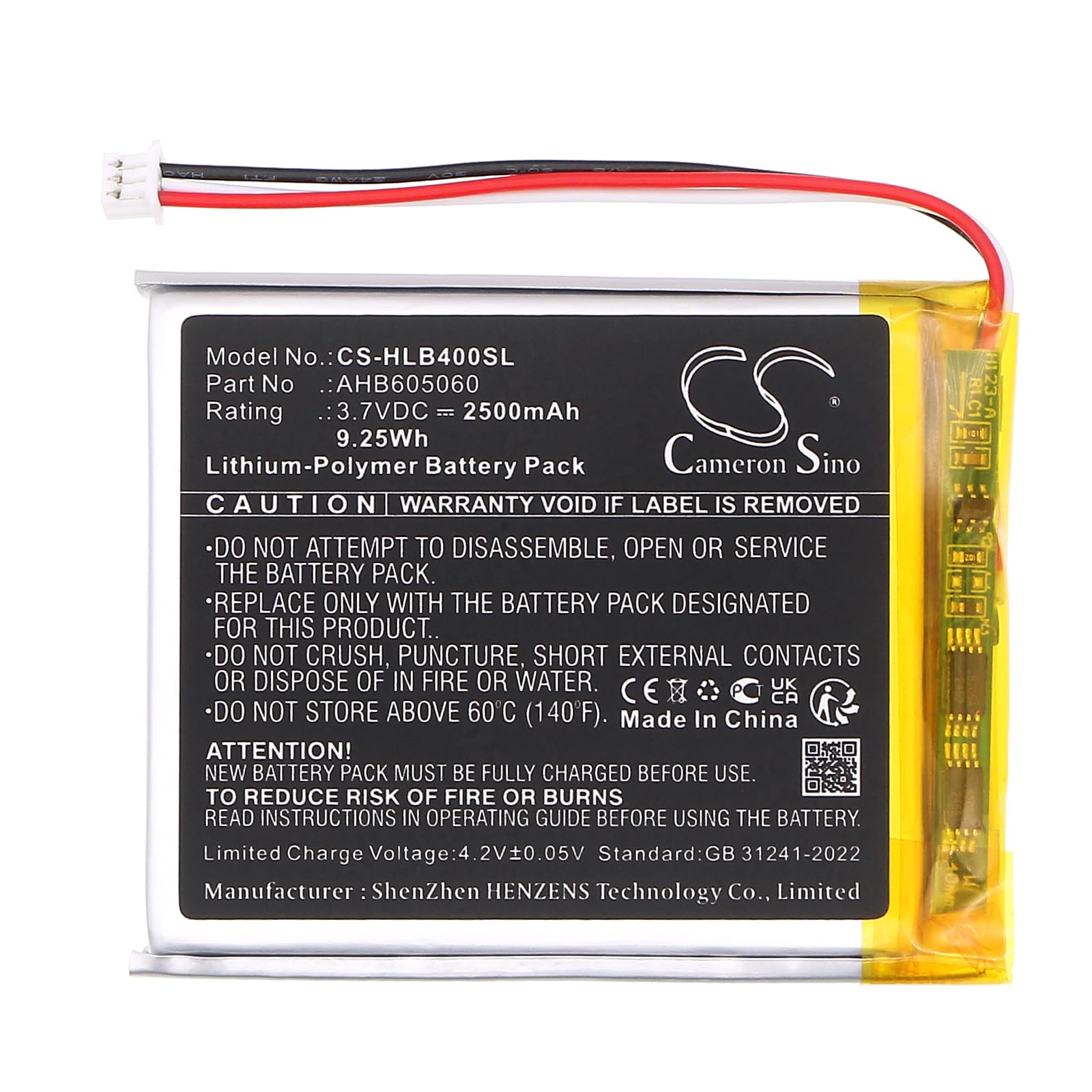 Amazon.com: FYIOGXG Battery for HelloBaby HB40 Monitor, HB50