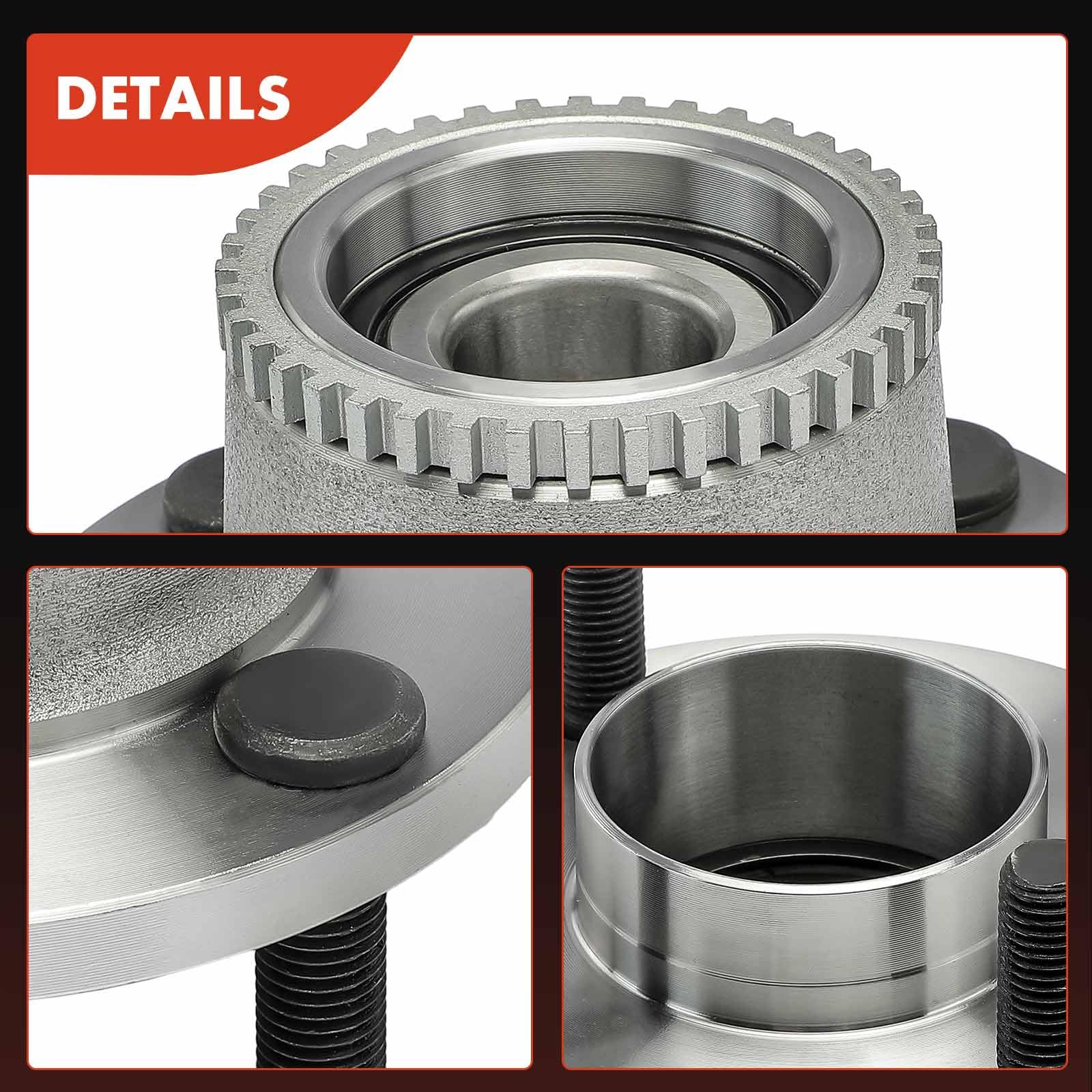Frankberg 2x Cuscinetti ruota Posteriore sinistra destra Ruota flangiata diametro 125,5 Con Sensore Velocità Ruota Sensore Ruota in ABS Compatibile con Aveo/Kalos T200 T250 T255 Kalos KLAS 96471775