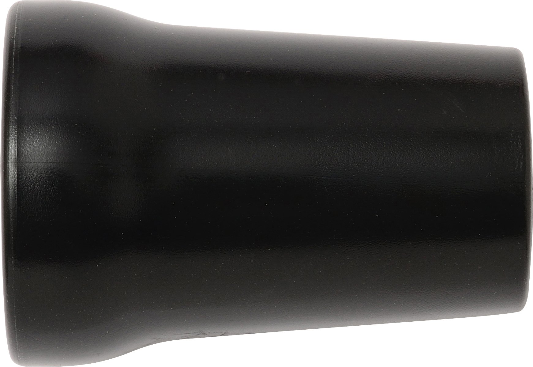 Loc-Line Coolant Hose Component, Black Acetal Copolymer, Round Nozzle, 3/4