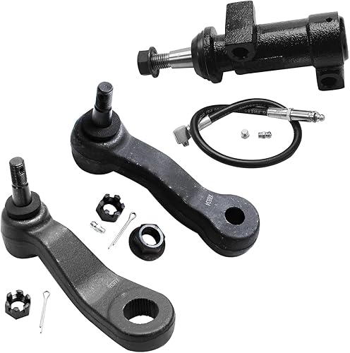 Miniatura 6 de [3-Groove] Kit de suspensión para 4 x 4,13 piezas frontales, nueva apariencia, 2 controles del brazo superior, las 4 juntas de bola, 4 barras de
