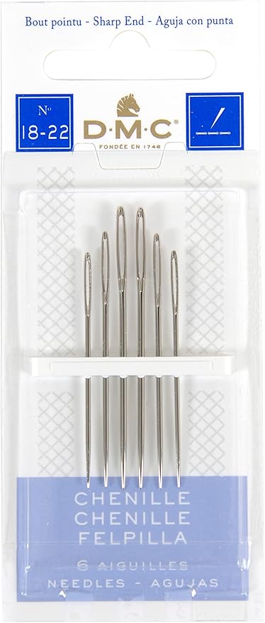 DMC Chenille Hand Needles-Size 18/22 6/Pkg