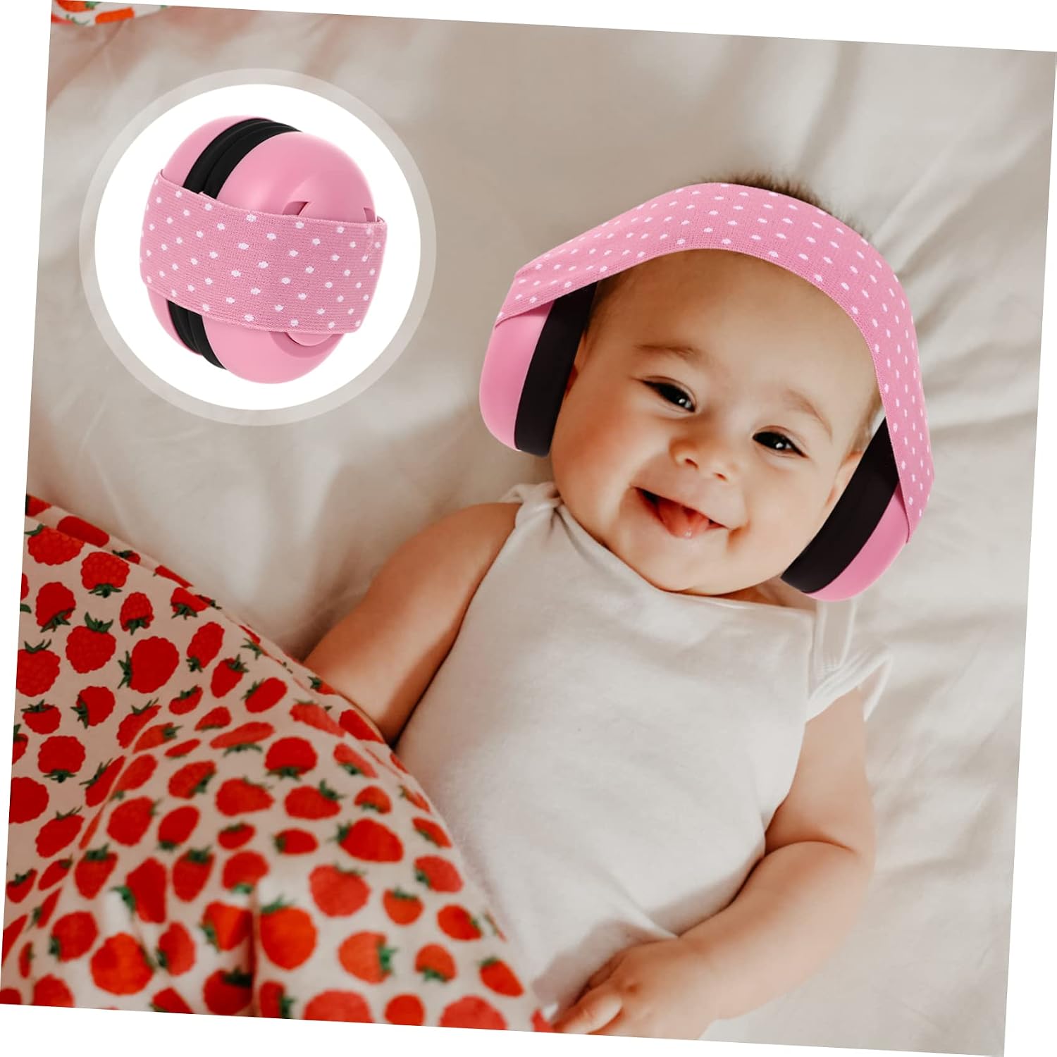 Earmuffs Adjustable Noise Reduction Ear Protection for Newborn Boys Lightweight Comfortable Travel Essential for Airplane Car Concerts