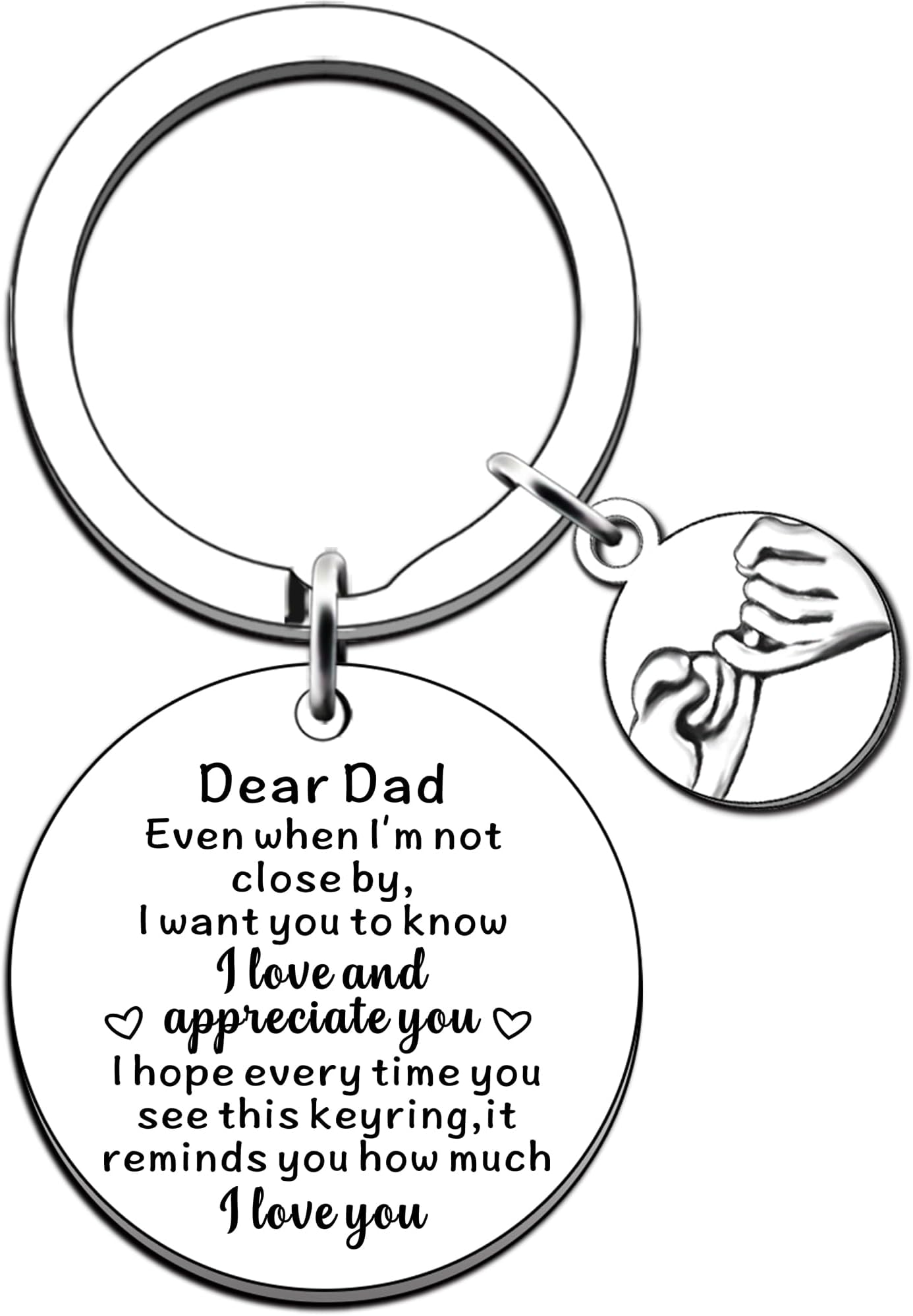 Dad Gifts Christmas Father's Day Birthday Gifts Dad Keyring Present From Daguter Son
