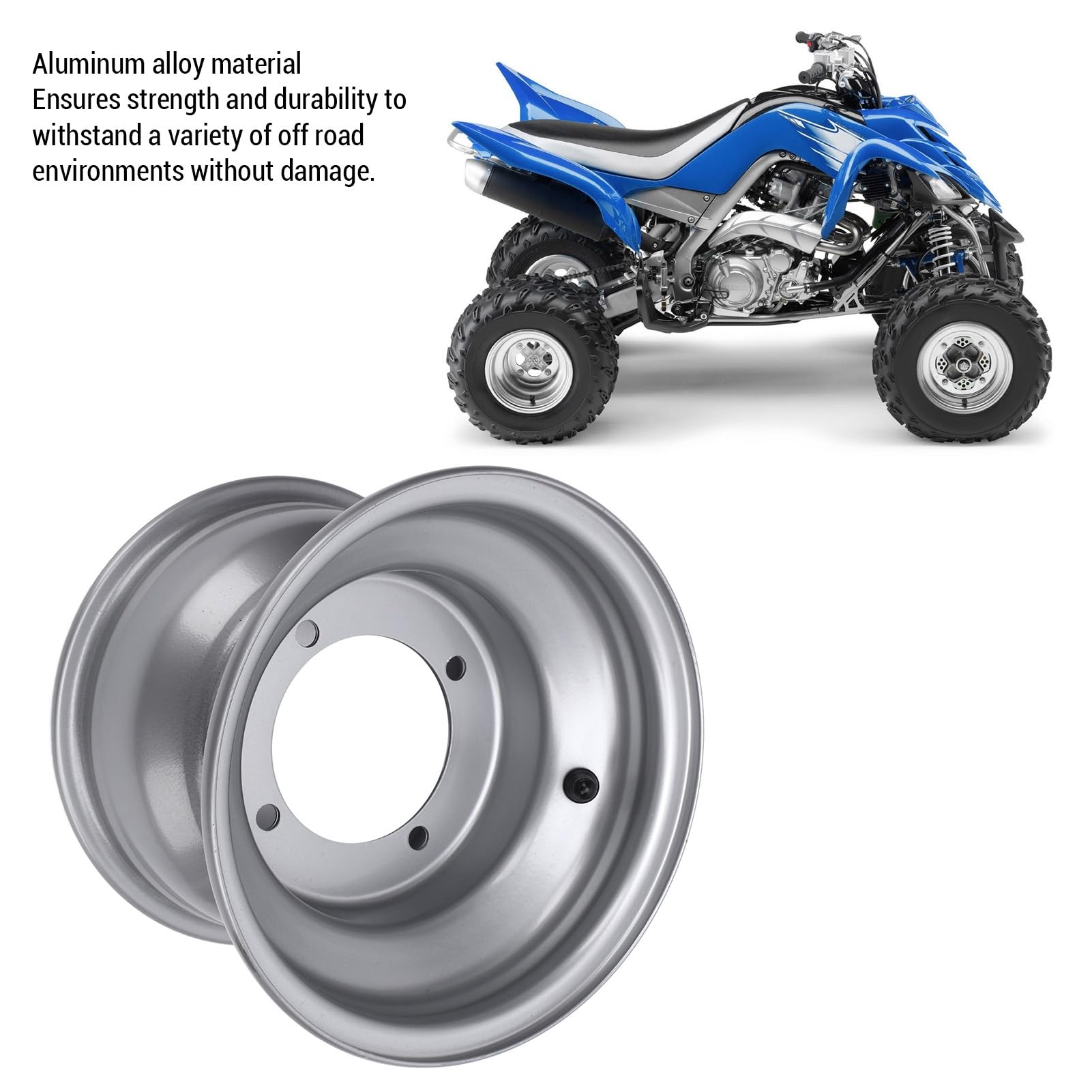 Generic 18X9.50-8 Piasta Koła ATV Wszechstronna kompatybilność z Gokartami Pojazdy Terenowe Wysoka wydajność dla Pojazdów Terenowych, Wózków Golfowych (4 Puchar)