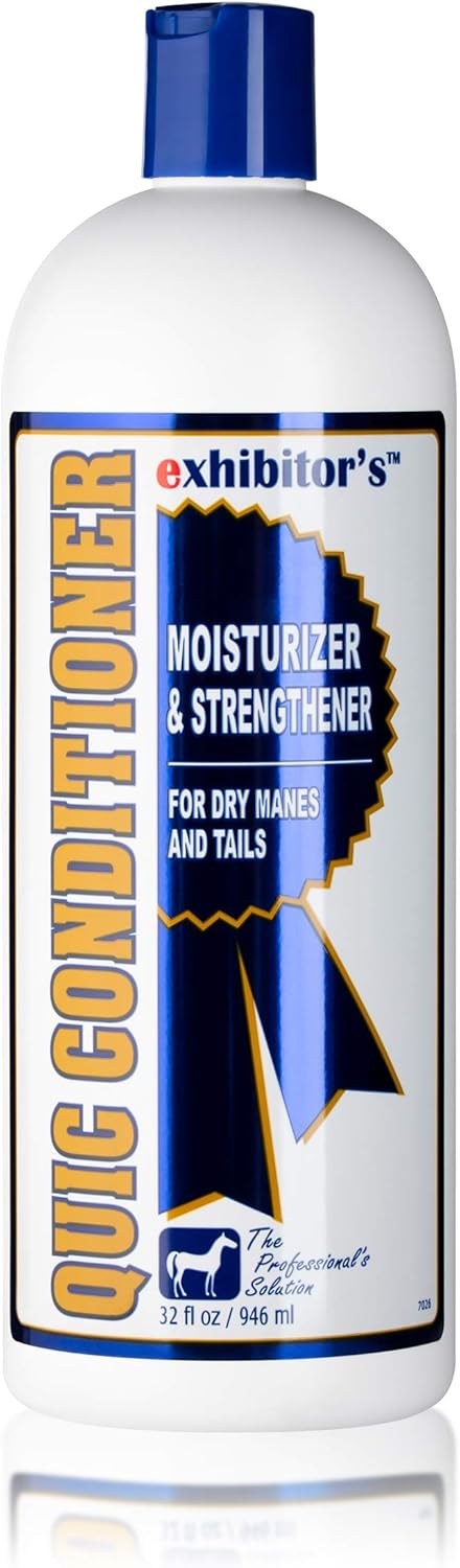 exhibitor's Quic Conditioner 32 oz for All Coat Colors, White