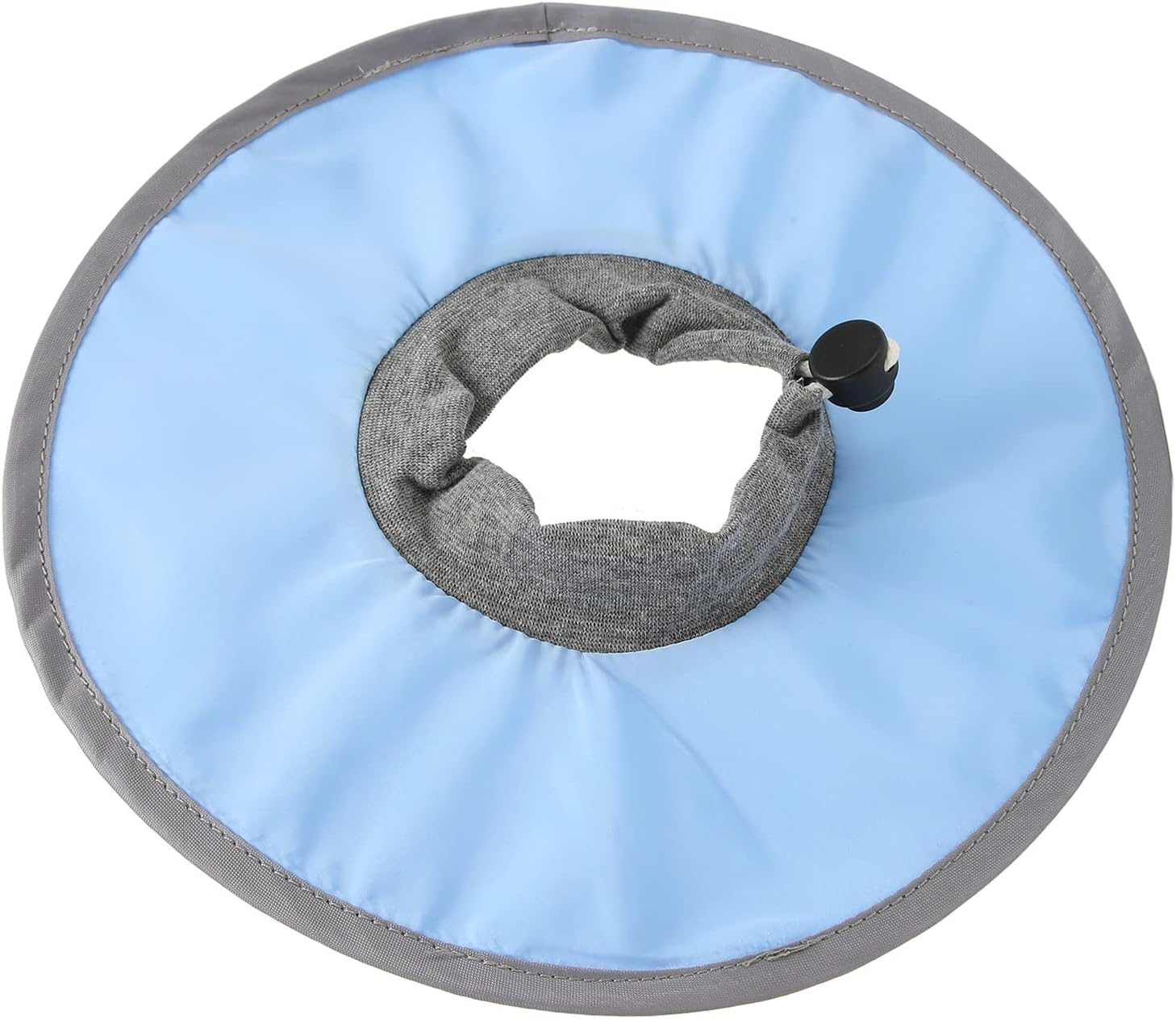 Dioche Adjustable Cat Recovery Collar Light Blue Pet Elizabeth Collar Post Surgery Protective AntiLicking Medium Size (M)