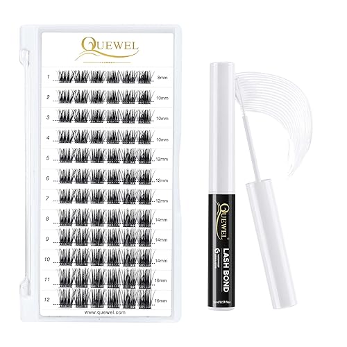 72 pestañas individuales de raíz ancha, rizo CD, 8-16 milímetros, pegamento de pestañas blancas para extensiones de pestañas, pegamento de pestañas disponible en Yaxa Venezuela