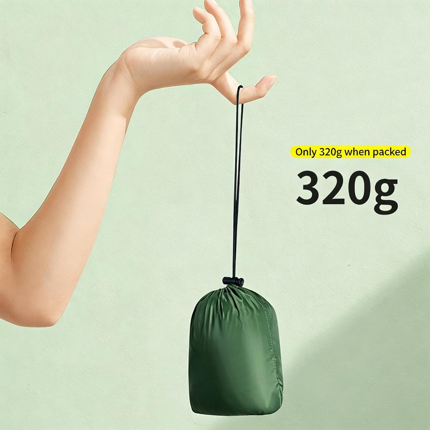 Simple Portables Hammock Breathable Foldable Hanging Bed Cooling with Storage Bag Outdoor Camping Swing Backyard Simple Portables Hammock