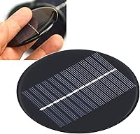 Vista 2 de Solar Panel, Round Solar Panel Portable for Solar Light for Solar Toys