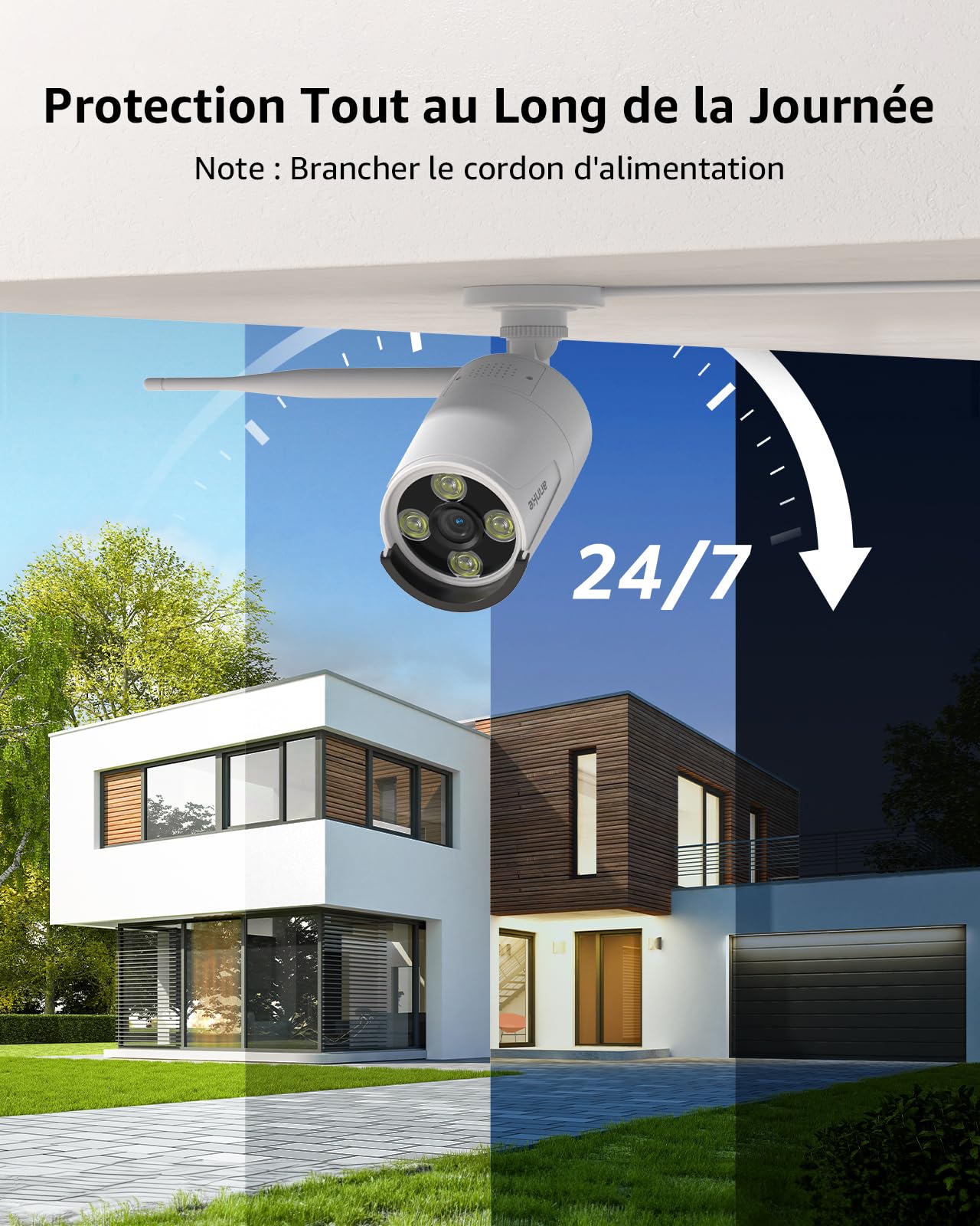 ANNKE 3MP Kit Caméra de Surveillance WiFi Extérieure 16CH 4K NVR avec 1 to