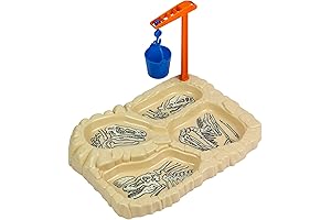 Funwares Educational Kids' Dinnerware Set: Dinosaur Dinner Plates with Divided Sections