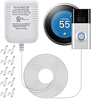 Vista 7 de Hotop Adaptador de cable C de 24 voltios para termostato inteligente, conector de alimentación de 16.5 pies de largo con certificación UL cable C