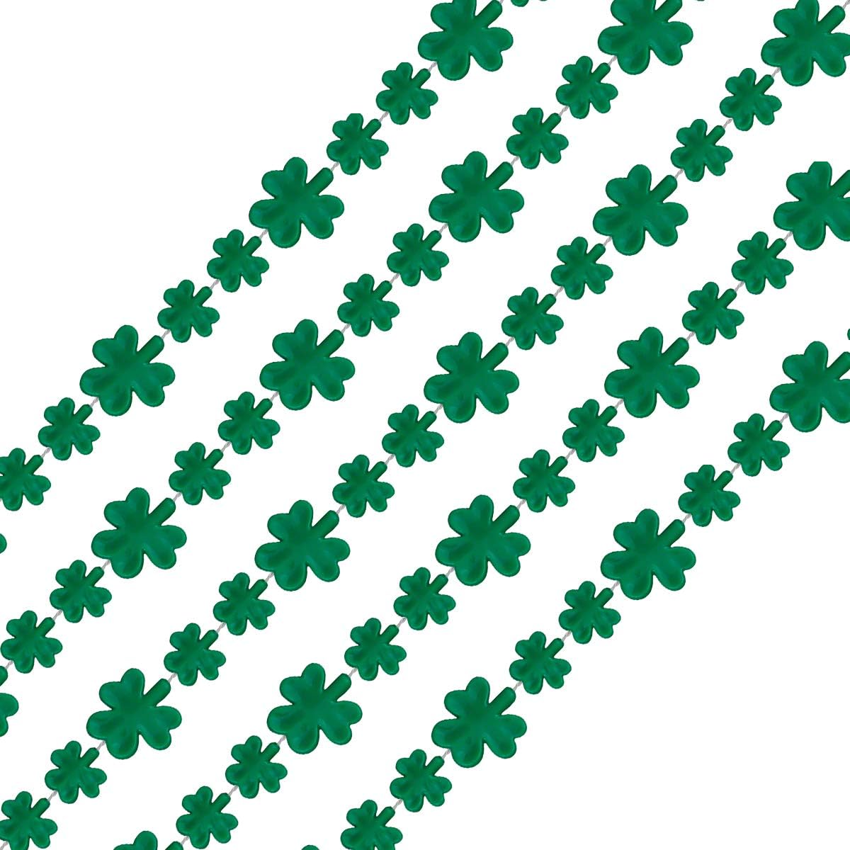 FlashingBlinkyLights Set of 144 Lil' Shamrock Beads for St. Paddy's Day (NON-Light Up)