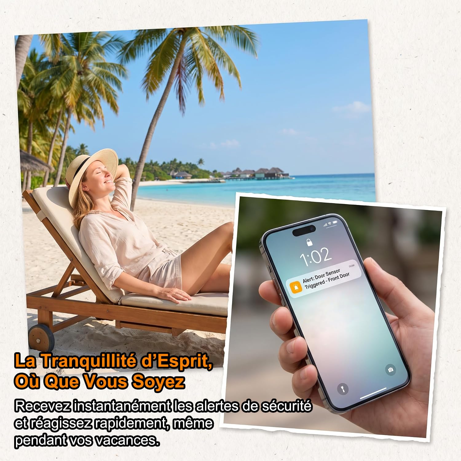 XUK Kit Alarme Maison sans Fil 4G GSM WiFi, sans Abonnement Mensuel | Alarme Maison Connectée avec App, Centrale d’Alarme Anti Intrusion avec Batterie de Secours 1000mAh, Notifications Appel SMS