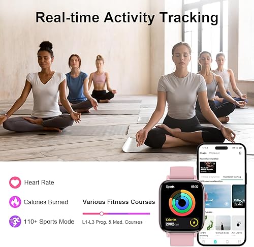 Vista 12 de Reloj inteligente para responder y hacer llamadas, reloj de fitness con control de inteligencia artificial, reloj inteligente Android compatible