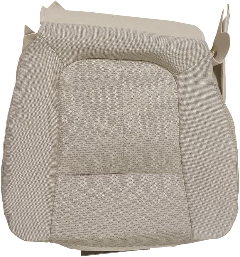 Passenger Bottom Seat Cover Replacement Fits for Ford F-150 2011-2014 Cloth, Adove Tan
