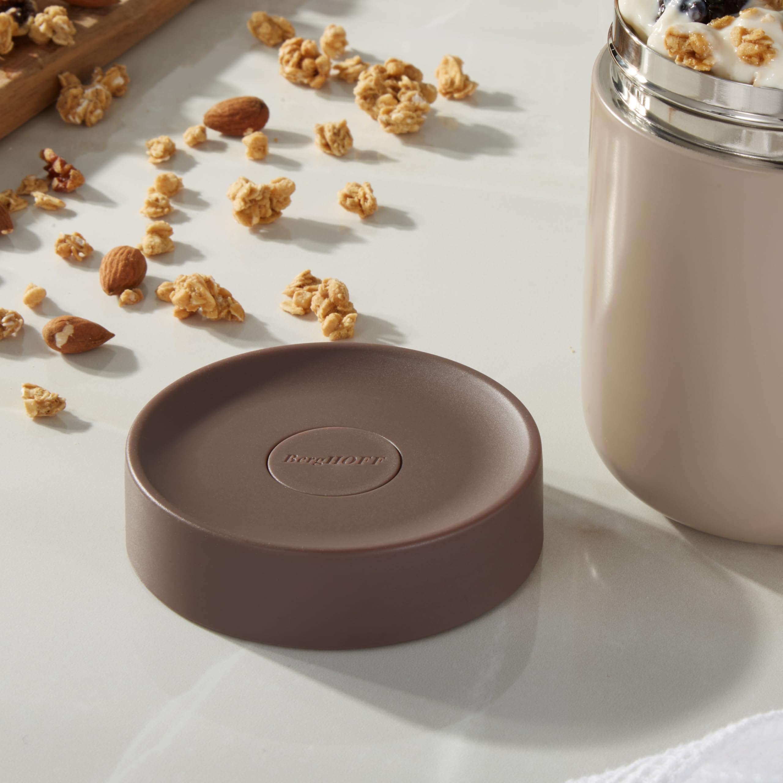 Berghoff Home Contenitore termico per alimenti – 0,35 l – Contenitore termico in acciaio inox – Tazza termica per bevande – Contenitore per il pranzo termico