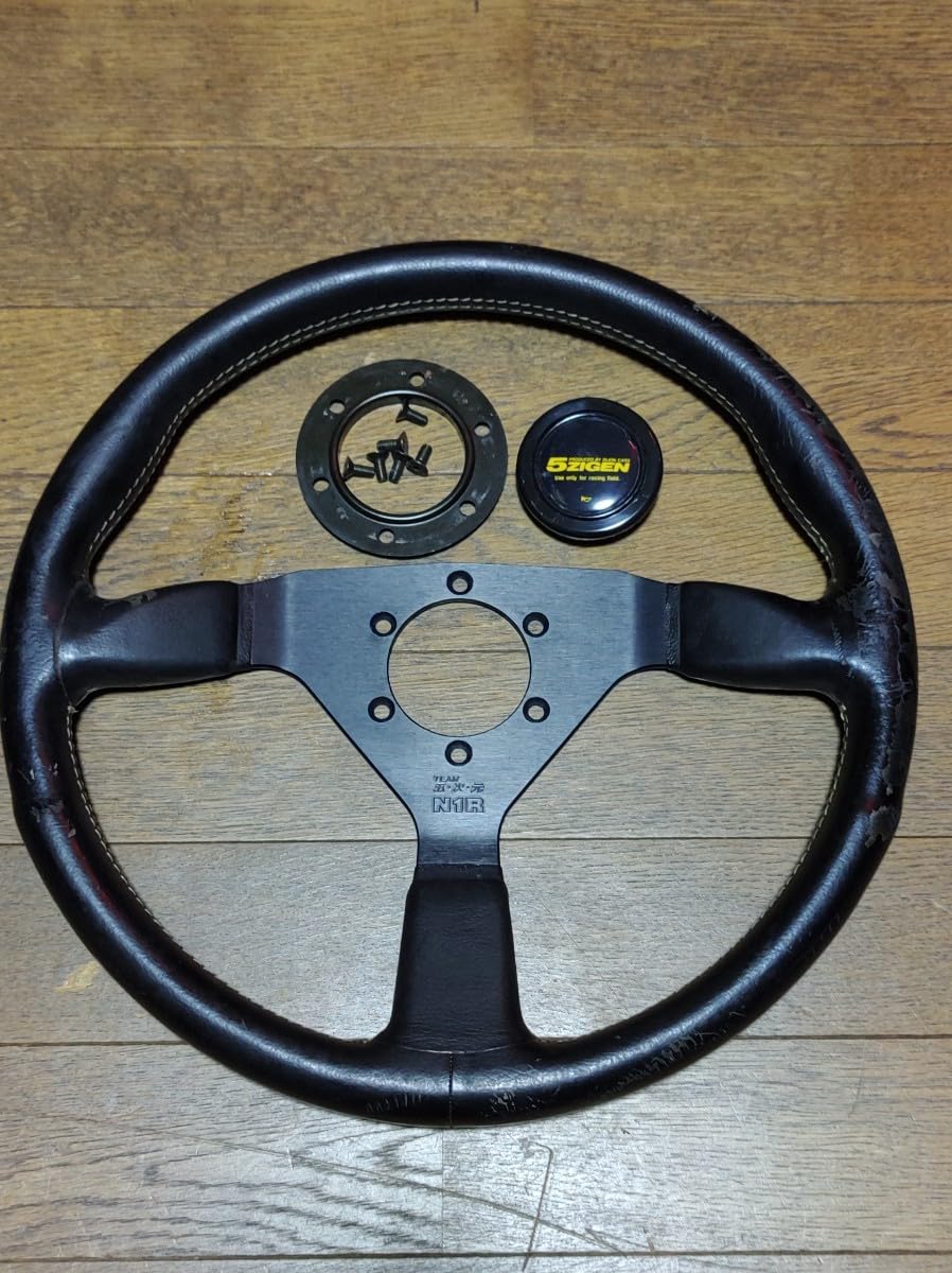 Amazon.co.jp: 張り替え後に発送5次元N1Rステアリングホーンボタン付き  