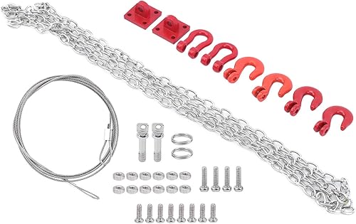 Cuerda de remolque a control remoto, hebilla de asistencia universal para automóvil, cadena de remolque, cuerda de remolque para 110 RC coche