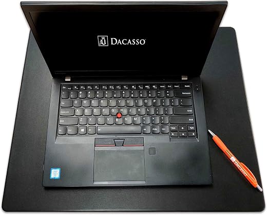 Black Leather 20" x 16" Lap Desk