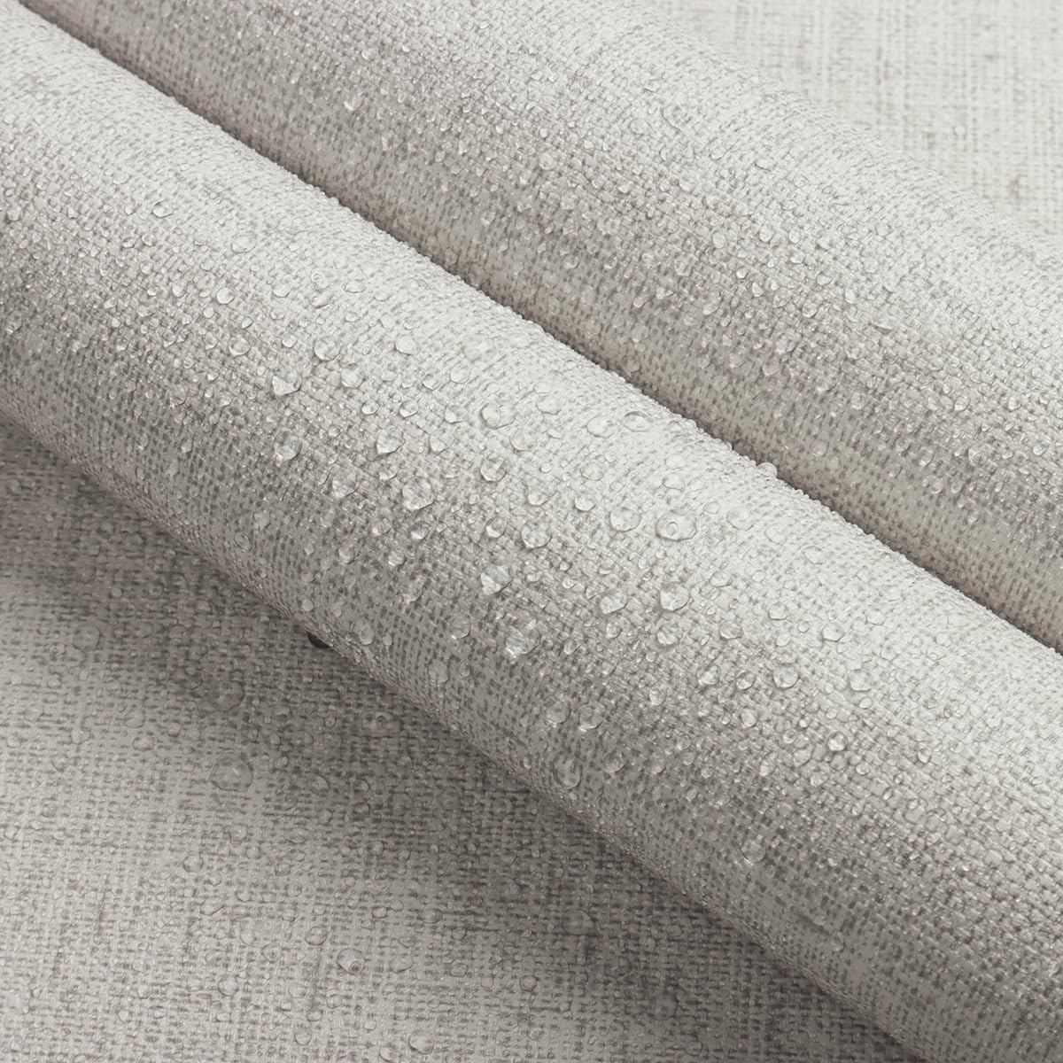 Grasscloth Peel and Stick Wallpaper Beige and Gray Contact Paper 15.7inch x 393.7inch Textured Vintage Faux Linen Contact Paper Self Adhesive Removable Decorative Wallpaper for Cabinets