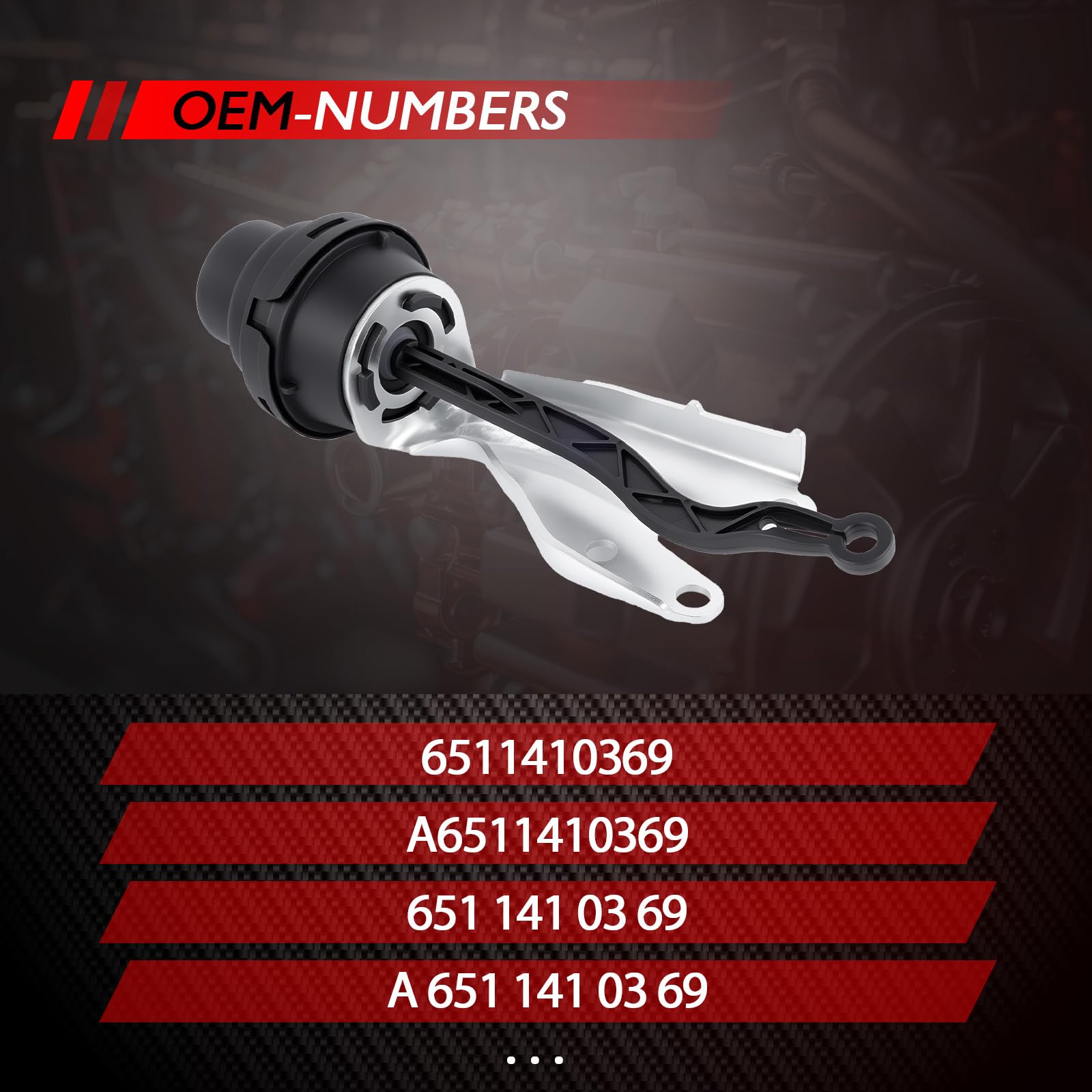 6511410369 A6511410369 Sostituzione della valvola AGR del radiatore di scarico dell'unità di vuoto per Classe E W212 C207 Classe C W205 S205 Classe A W176 Sprinter 3-T/3.5-T/ 5-T W906
