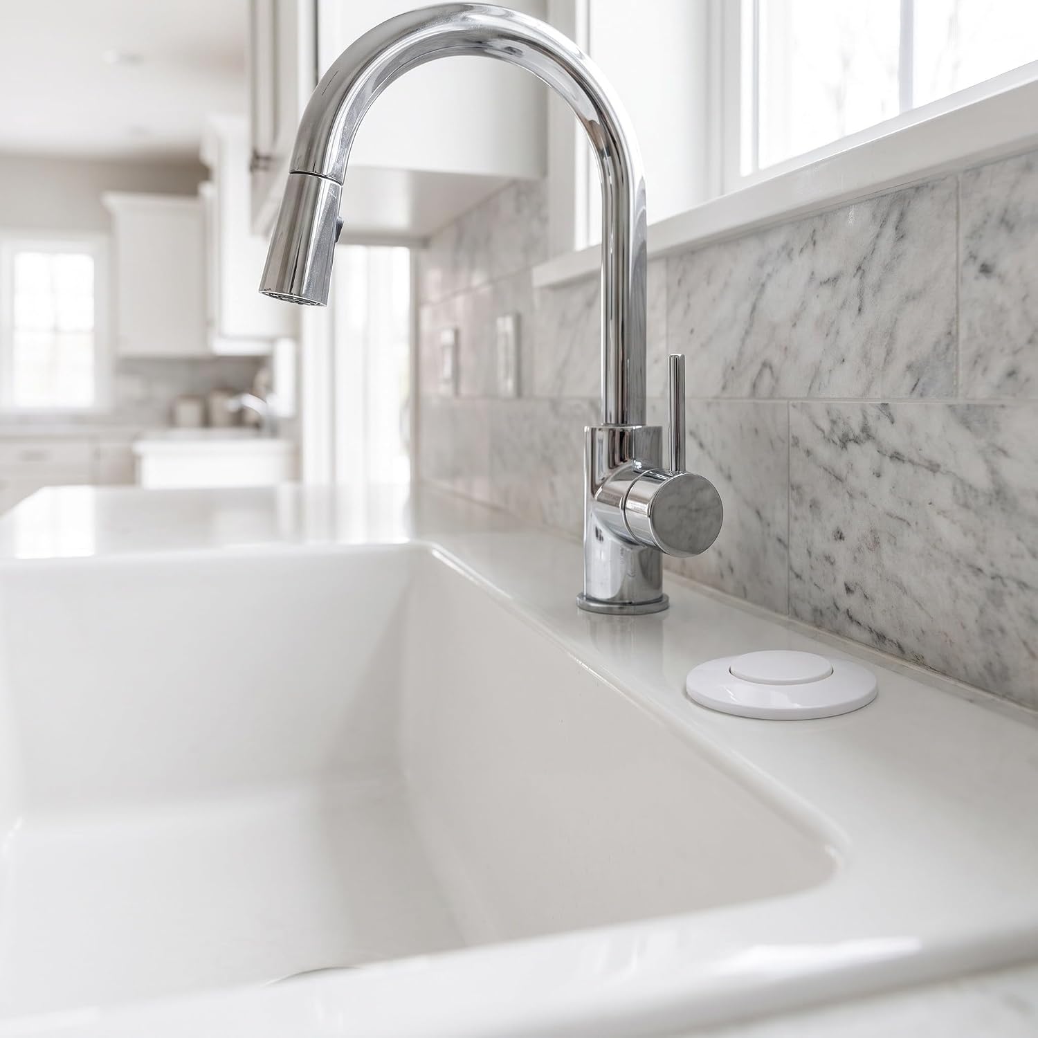 Garbage Disposal Air Switch Button for Sink Top Kitchen Counter