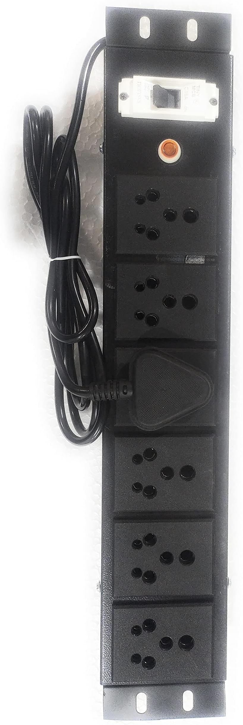 Harudduck® Power Strip PDU 6 Socket X 5AMP+15AMP(Both) Surge and Spike Protector (Global Socket) 6 outlets 220 V