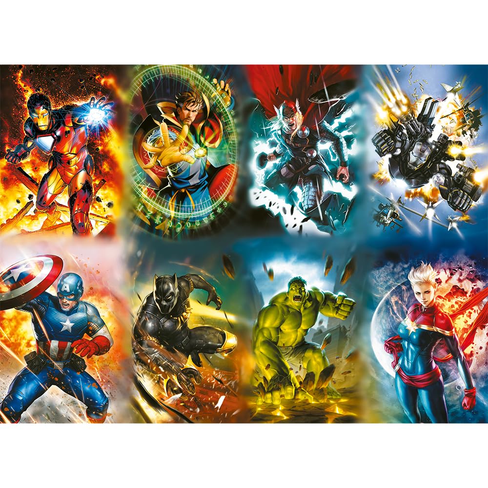 Trefl Premium Plus Quality - Puzzle Avengers: Legends in Action - 8.000 pezzi, una serie di puzzle con i personaggi più amati, adatto ad adulti e ragazzi dai 15 anni in su