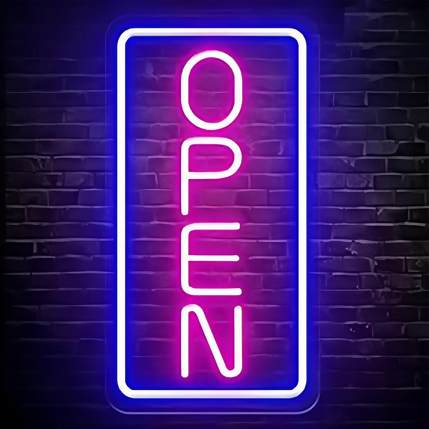 LED Neon Signs Bar Open Coffee Beer Cigarette Neon Sign Acrylic LED lights with Hanging Chain Light Up Sign for Bar Pub Store Man Cave Home Party Club Wall Decor 5V USB Powered Dimmable