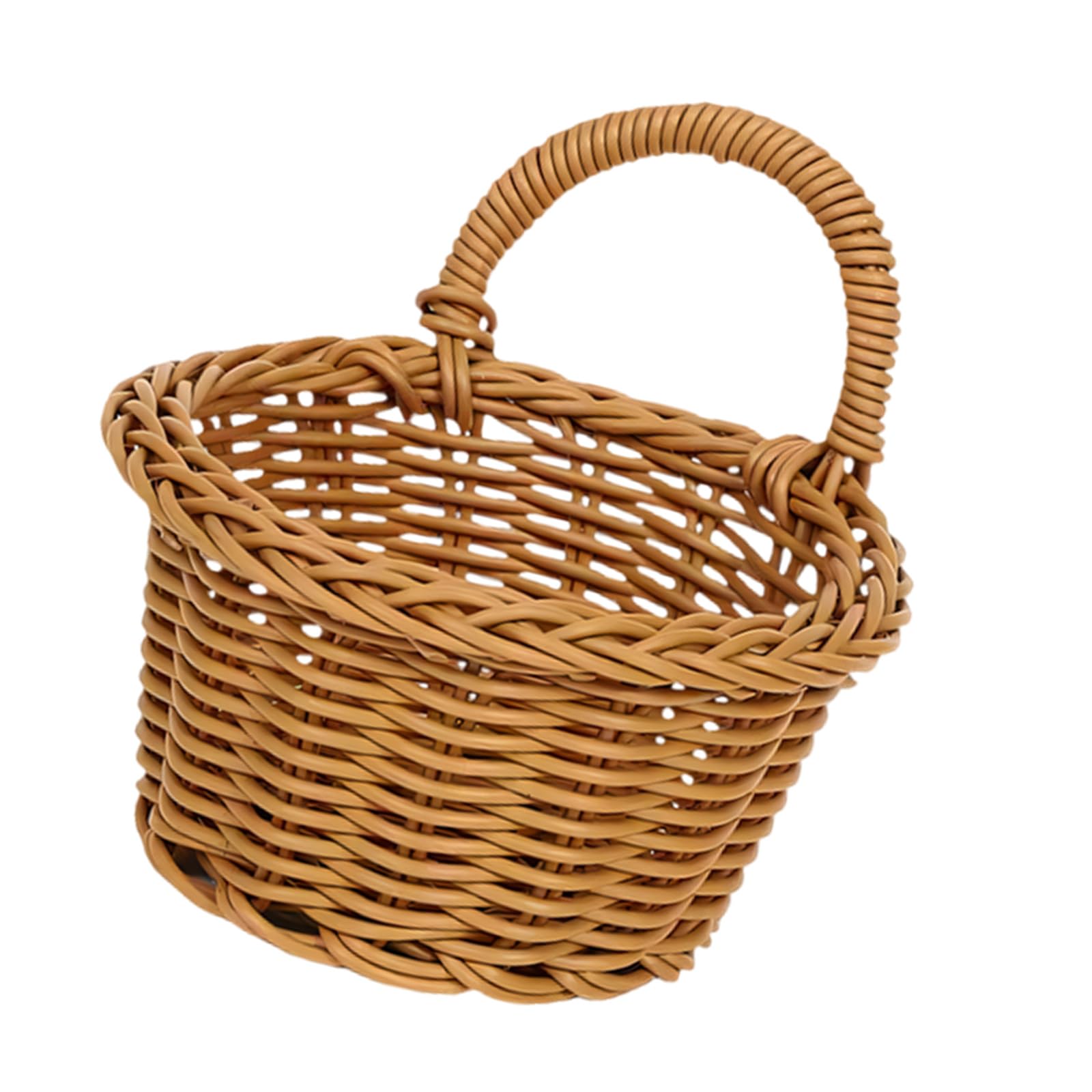 Kaeltsyn Handwoven Wall Hanging Planter Basket Breathable Planter Home Decoration for Indoor Outdoor Use Indoor Outdoor Hanging Flower Basket