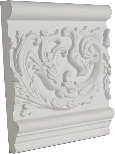 Architectural Products by OUTWATER 3P5.37.01369 - Moldura para paneles de pared, muestra, color blanco