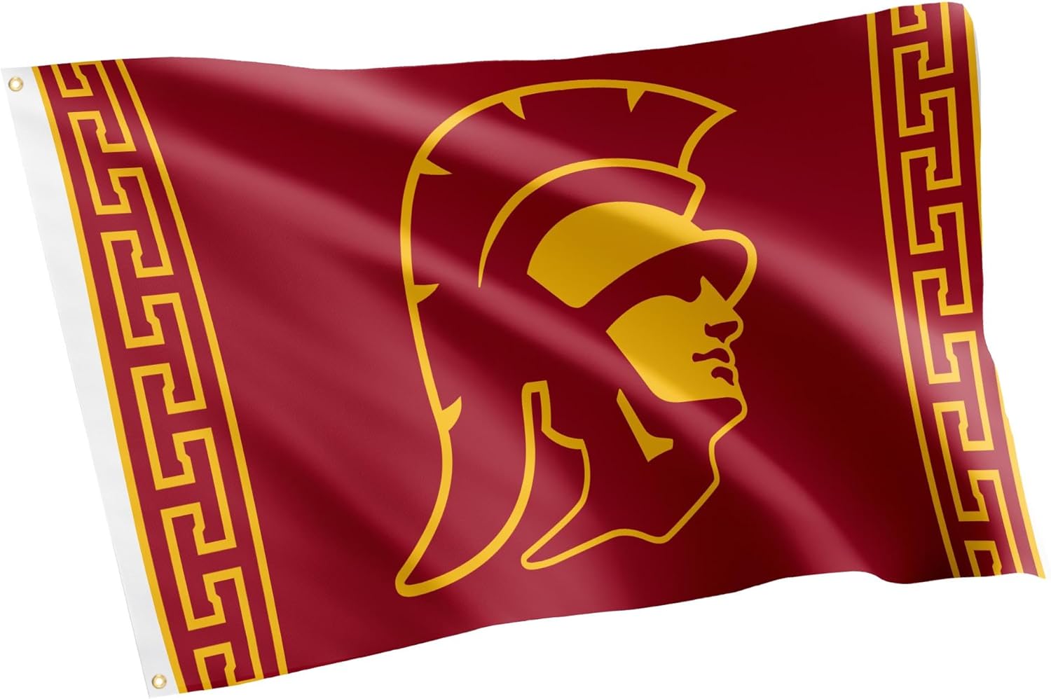 Desert Cactus University of Southern California USC Flag - 3 x 5 Feet Trojans Banner, Indoor/Outdoor Durable Fabric, 100% Polyester Design (Style D)