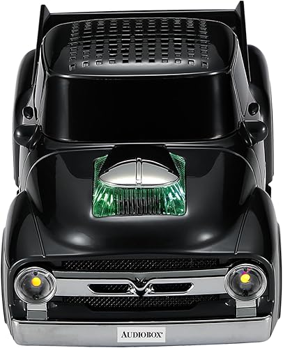 Miniatura 7 de Audiobox SoundRides - Réplica de autos, camiones con altavoz Bluetooth, enlace manos libres, micrófono integrado (barra de calor bajo, negro)