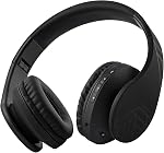 PowerLocus Bluetooth Over-Ear Headphones, Wireless Stereo Foldable Headphones Wireless and Wired Headsets with Built-in Mic, Micro SD/TF, FM for iPhone/Samsung/iPad/PC (Black)