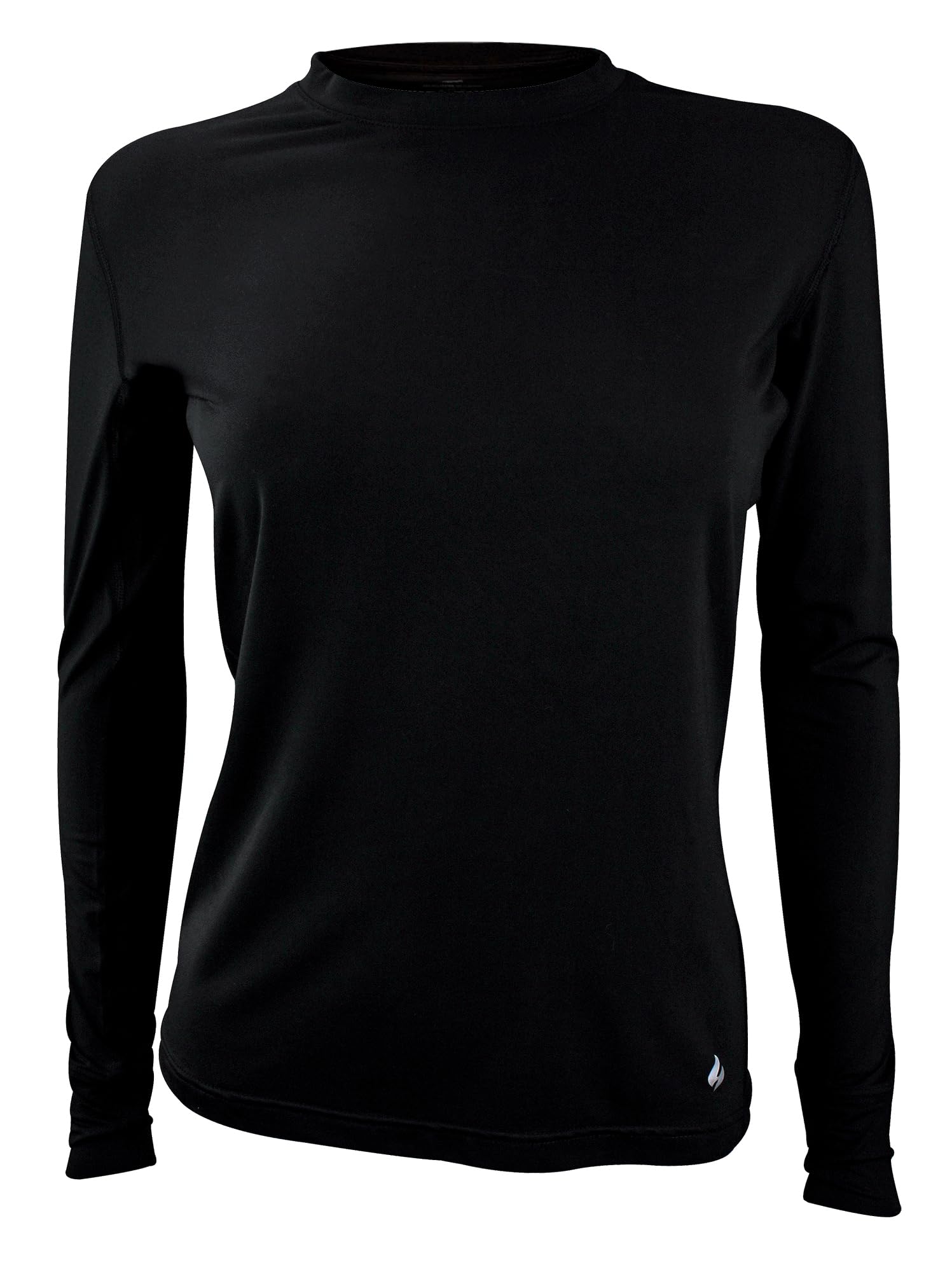 HEAT HOLDERS Womens Long Sleeve Thermal T-Shirt Ladies Winter Underwear Top (M, Black)