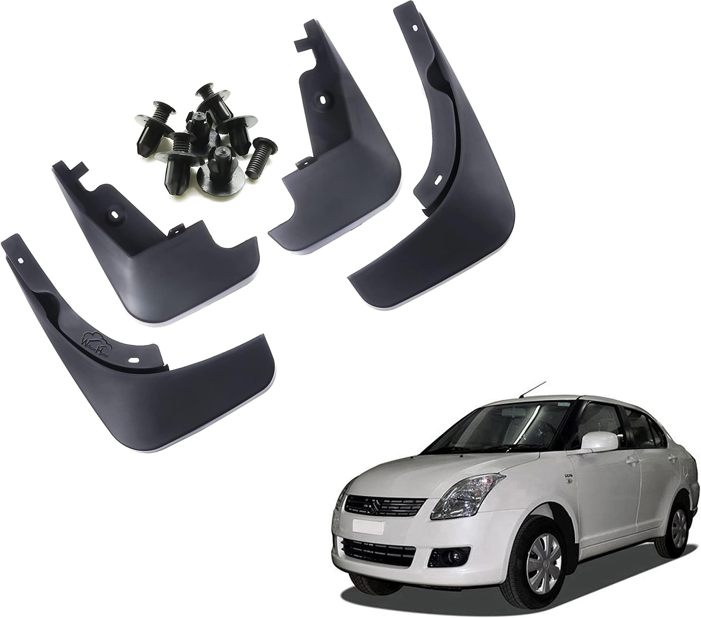 WolkomHome Mud Flap for Suzuki Swift Dzire