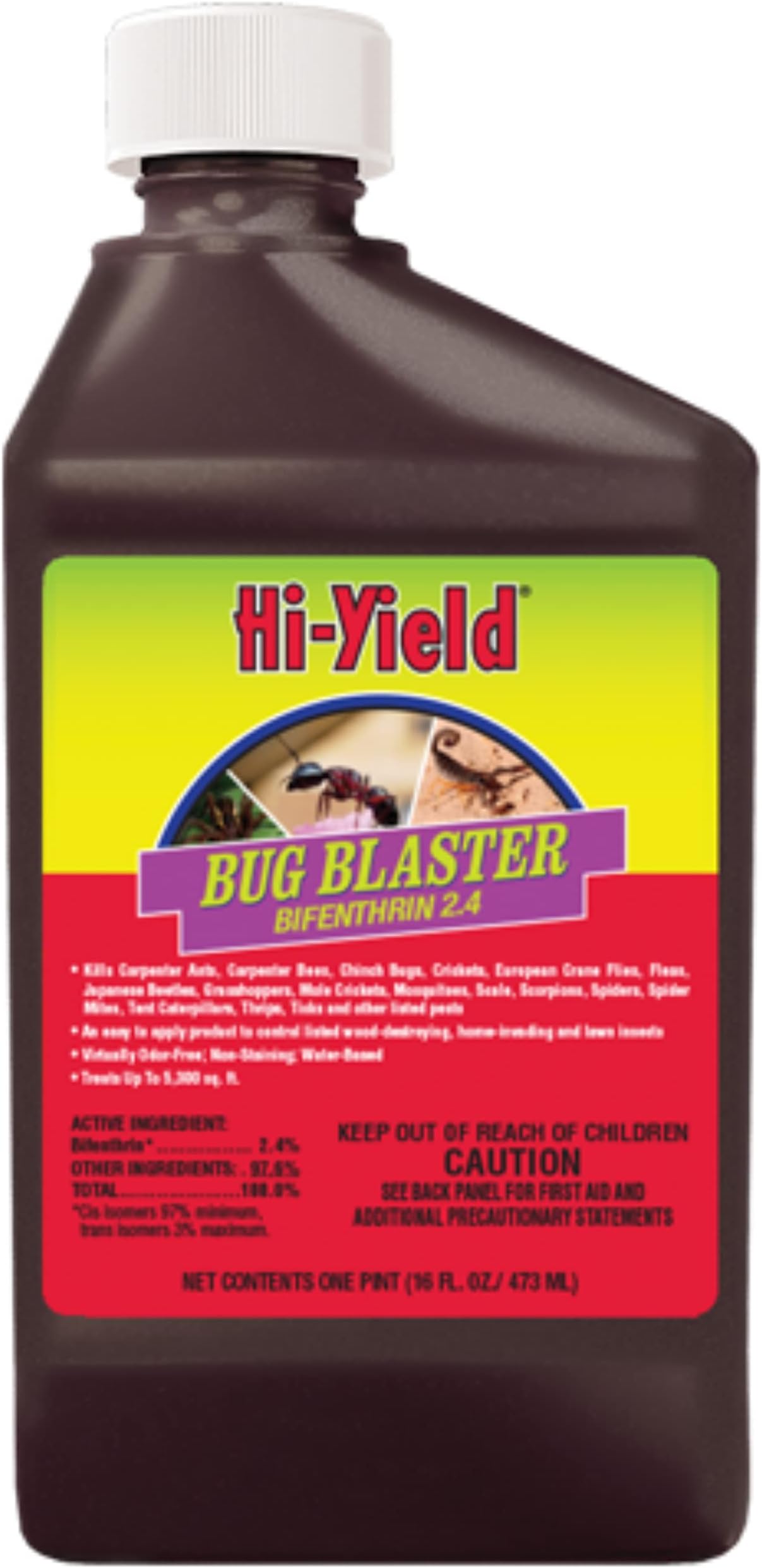 Hi-Yield (32294 Bug Blaster Bifenthrin 2.4 Concentrate (16 oz)