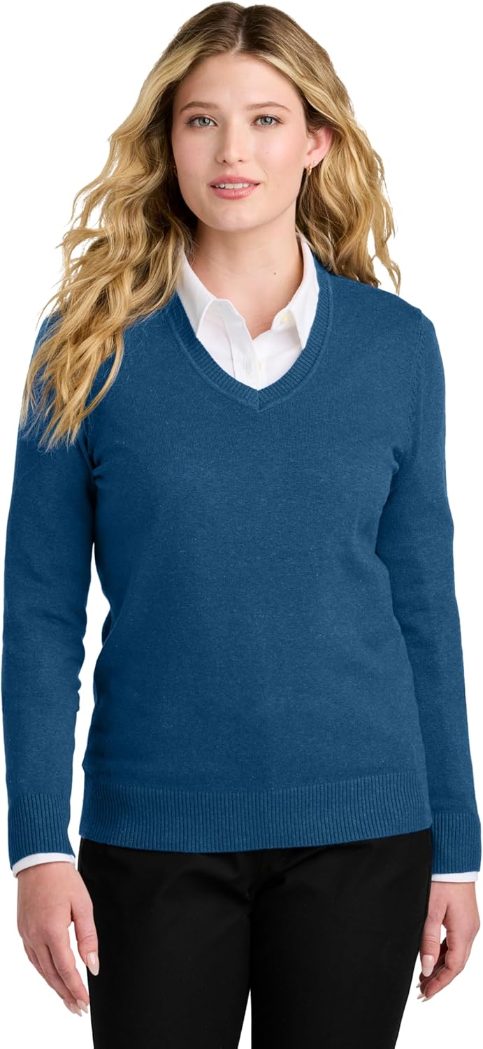 Port Authority Women's Easy Care V-Neck Sweater LSW2850